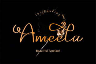 Ameela: A Handwritten Font for Polished Digital Branding