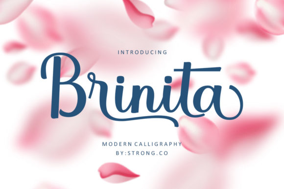 Brinita Font Review: A Handwritten Typeface with Elegance