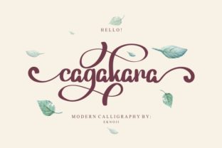 Cagakara Font: A Sweet, Soft Typeface for Authentic Branding