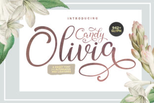 Candy Olivia Font Review: A Quirky Brush Script for Creative Branding