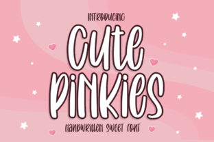 Cute Pinkies: A Handwritten Font for Editorial Charm