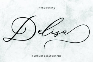 Delisa: A Beautiful Handwritten Font for Makers and Creators