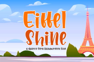 Eiffel Shine: A Handwritten Font for Creative Makers