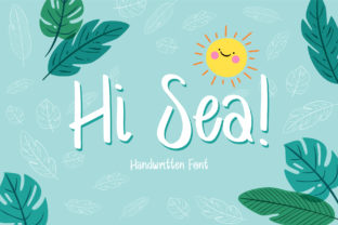 Hi Sea: The Handwritten Typeface for Charming Craft Designs