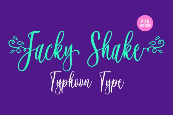Jacky Shake: A Handwritten Typeface for Engaging Editorial Design