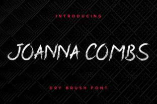 Joanna Combs Font: A Handwritten Typeface for Crafty Creations
