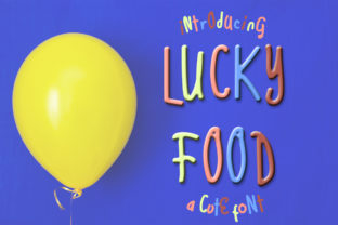 Lucky Food: A Handwritten Typeface for Authentic Brand Identity