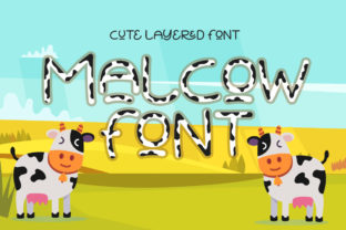 Malcow Font: A Playful Typeface for Digital Design