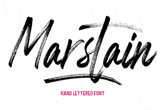 Marstain: A Handwritten Font for Editorial Design