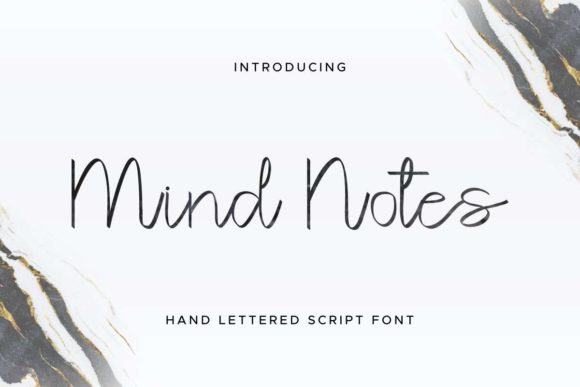 Mind Notes: A Modern Script Font for Editorial Design