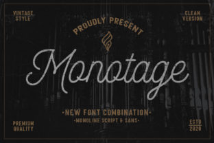 Monotage: A Modern Typeface for Editorial Design