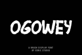 Ogowey: A Handwritten Brush Font for Authentic Brand Identity