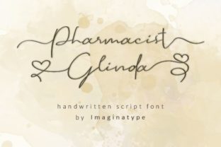 Pharmacist Glinda: A Charming Script Font for Handmade Labels and Invitations