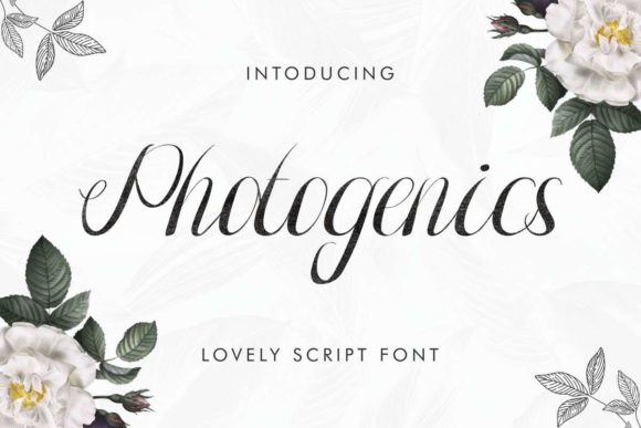 Photogenics Font: A Charming Script for Craft Projects