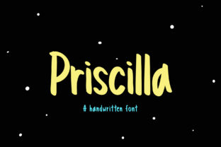 Priscilla Font: A Handwritten Typeface for Editorial Charm