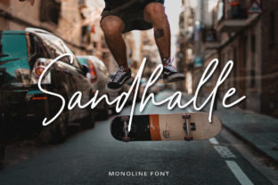 Sandhalle: A Handwritten Font That Elevates Your Brand