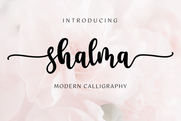 Shalma: A Handwritten Font for Bold, Beautiful Craft Projects