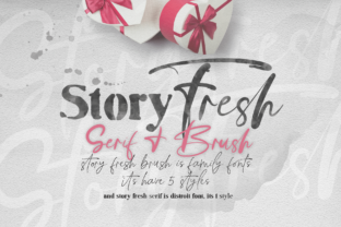 Story Fresh: A Handwritten Font for Authentic Branding