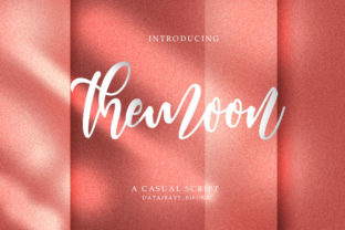 Themoon Font: A Handwritten Typeface for Digital Design