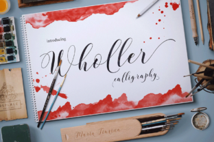 Wholler: A Handwritten Typeface That Adds Elegance to Branding Projects