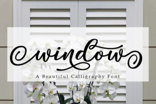 Window Font: A Sweet Script for Beautiful Craft Projects