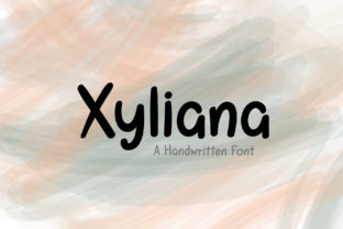 Xyliana: A Handwritten Font for Crafters and Product Makers